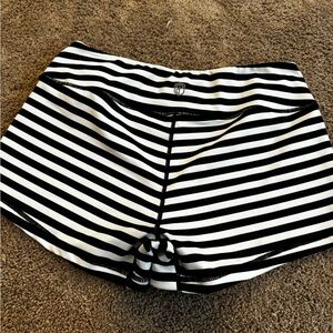 born primitive striped shorts